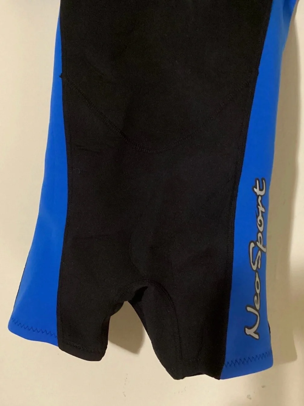 Neo Sport youth boys sz 6 shorts neoprene wetsuit black & blue 2MM boys girls